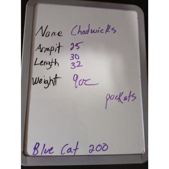 Chadwicks Shirt Ladies Extra Large Tall Blue‎ Striped Button Down - Picture 8 of 8